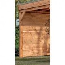 Wand triple profiel red class wood horizontaal type A 232 cm